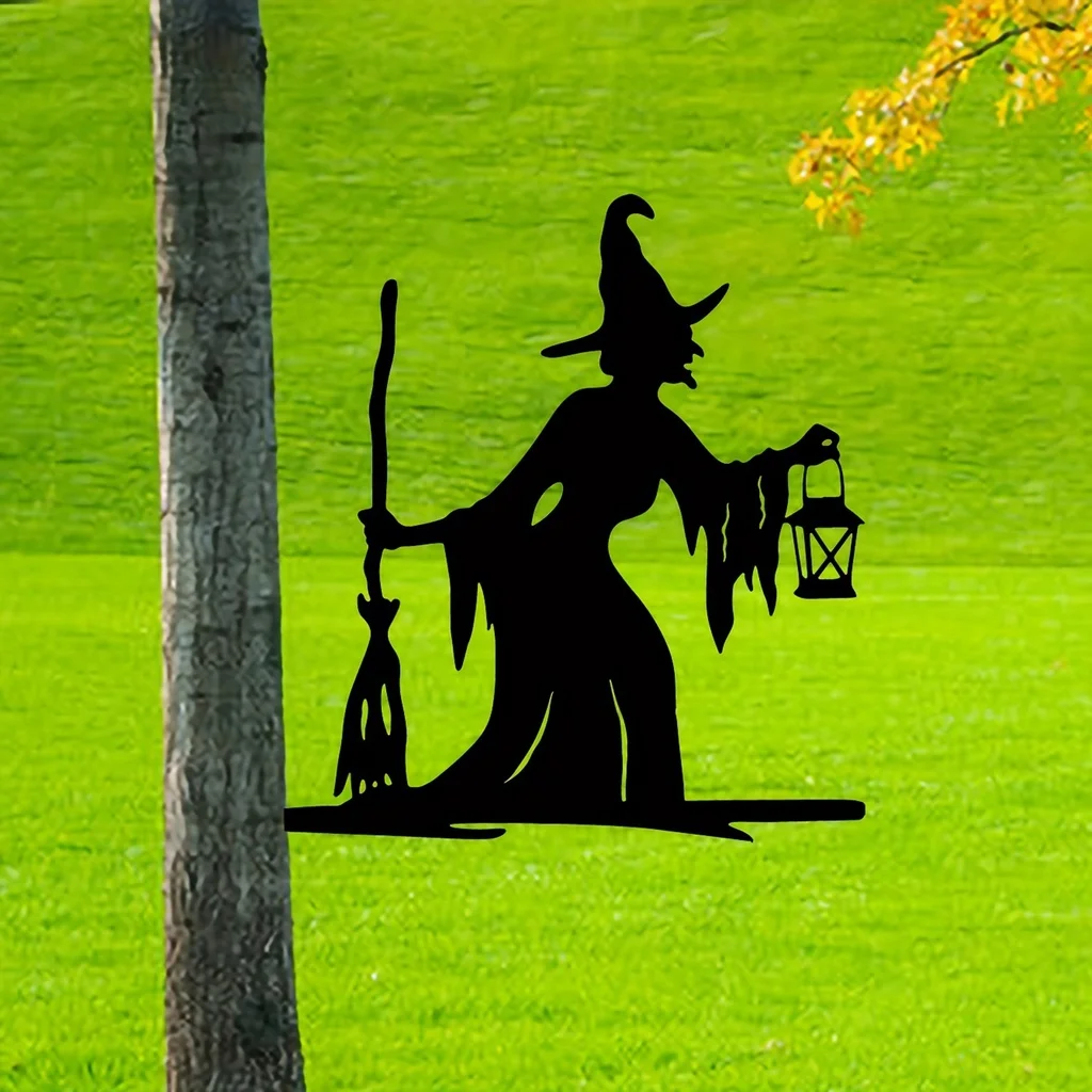 Bonsai Garden Ornaments - 1pc Witch Lantern On Branch Steel