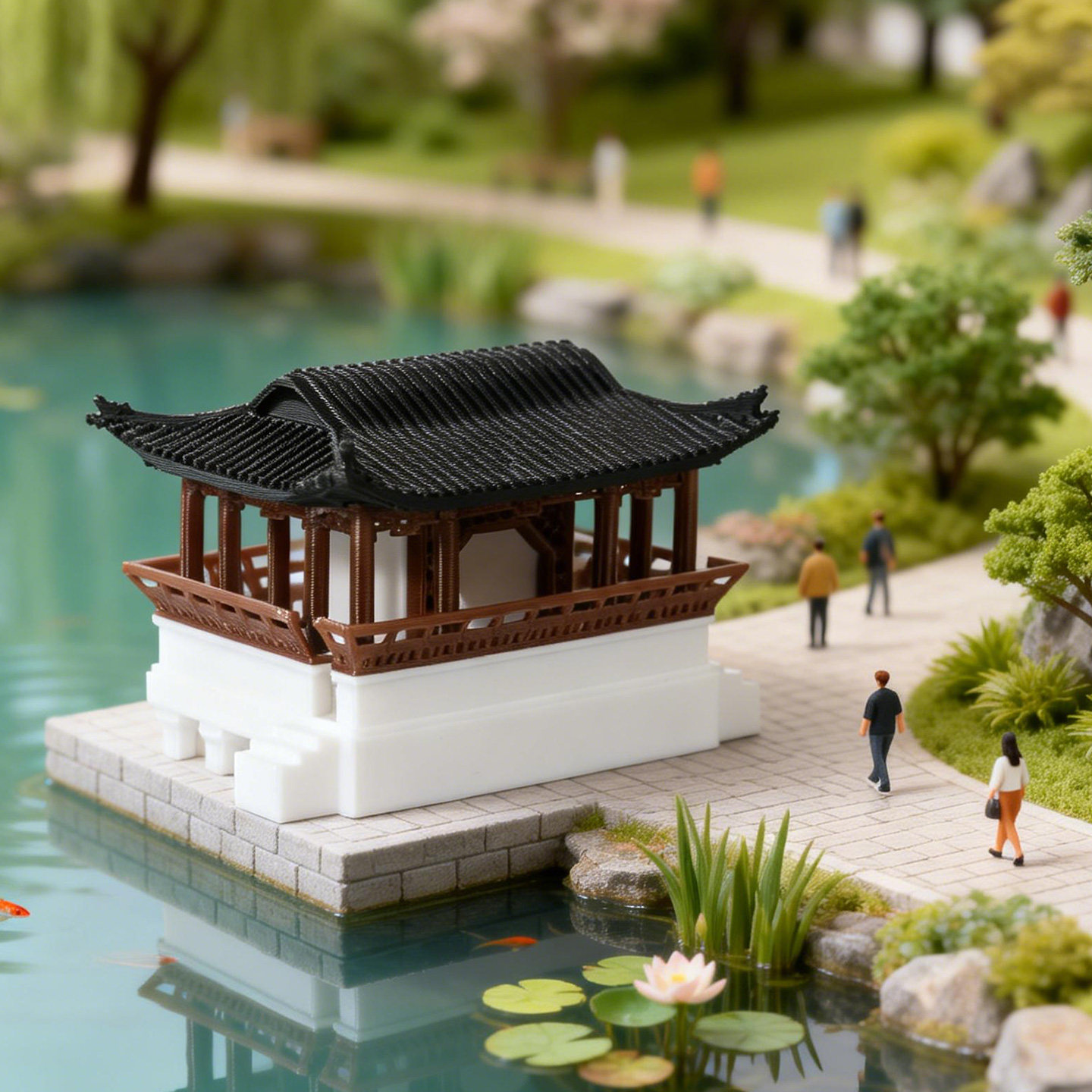 Bonsai Garden Chinese Garden - Chinese Classical Garden Miniature Landscape Decoration