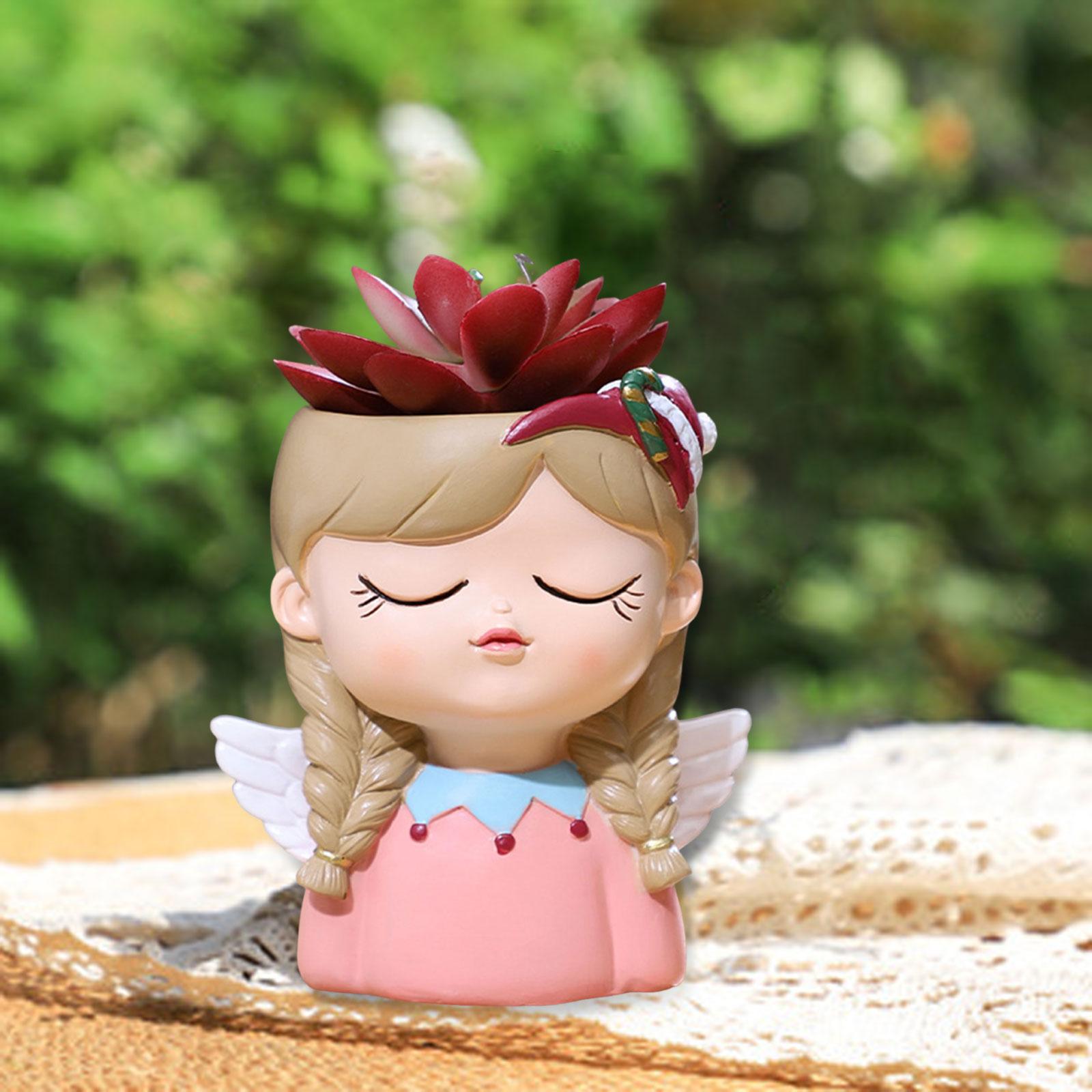 Bonsai Garden For Desk - Plant Pot Elf Girl Flower Pot