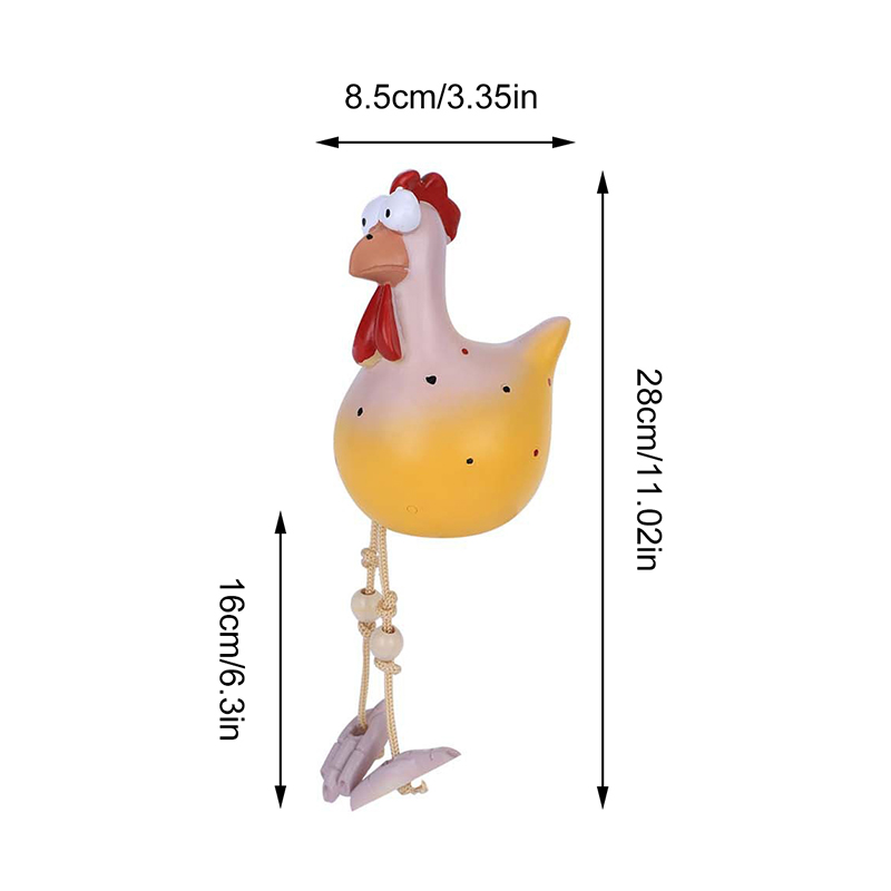 Funny Chicken Fence Decor Resi - Bonsai Garden Ornaments review and price