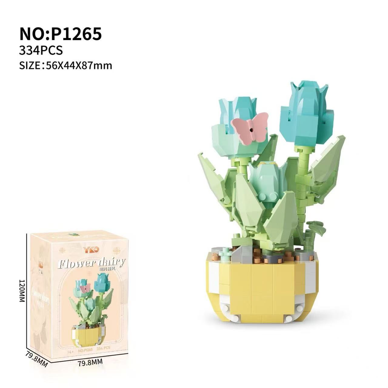 Mini Potted Flowers Building B - Bonsai Garden Lego Set review and price
