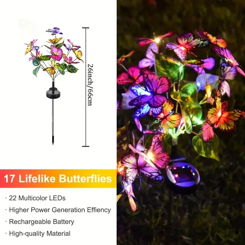 Solar LED Butterfly Garden Lig - Bonsai Garden Ornaments review and price