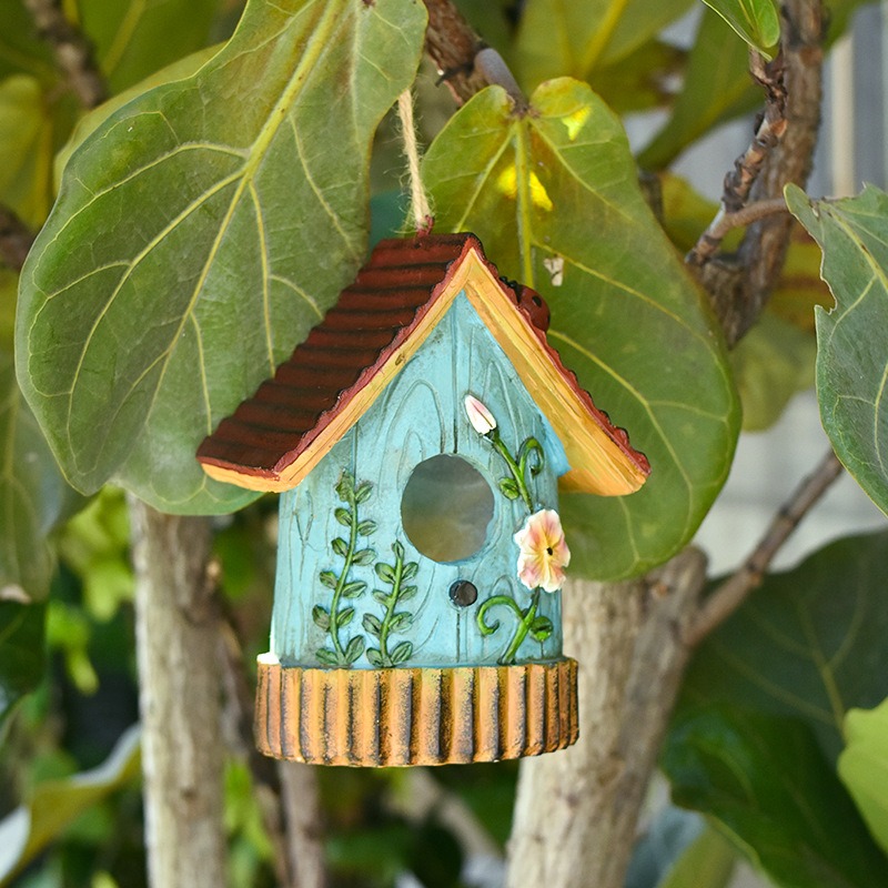 Rustic Resin Bird House Statue - Bonsai Garden Ornaments review and price
