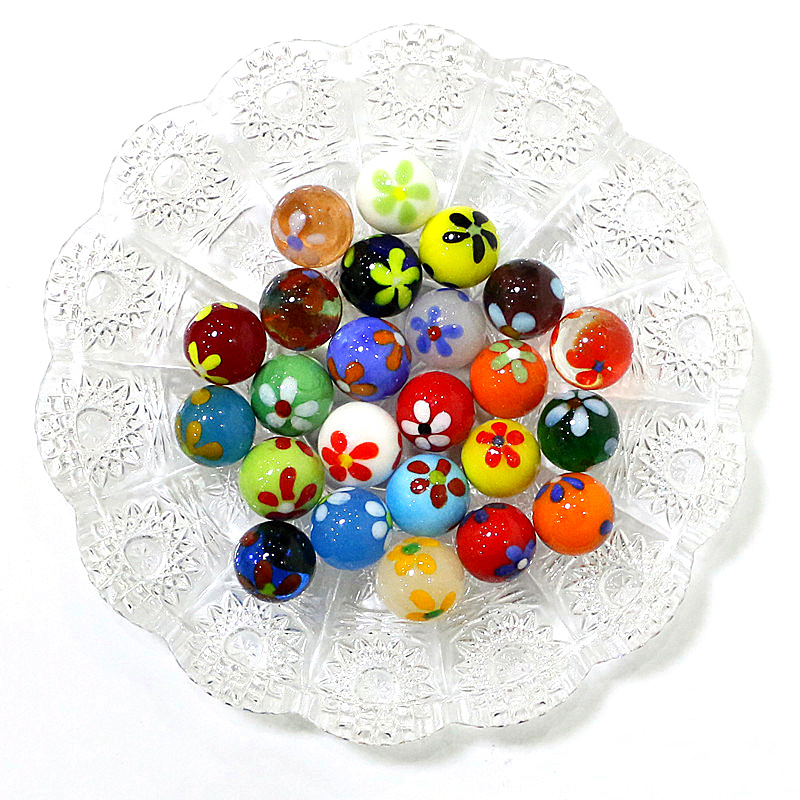 6pcs 16mm Colorful Rare Glass  - Bonsai Garden Chinese Garden review and price