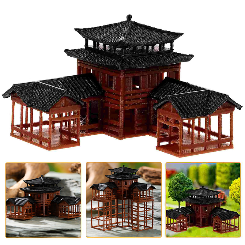Ancient Building Model Miniatu - Bonsai Garden Chinese Garden review and price