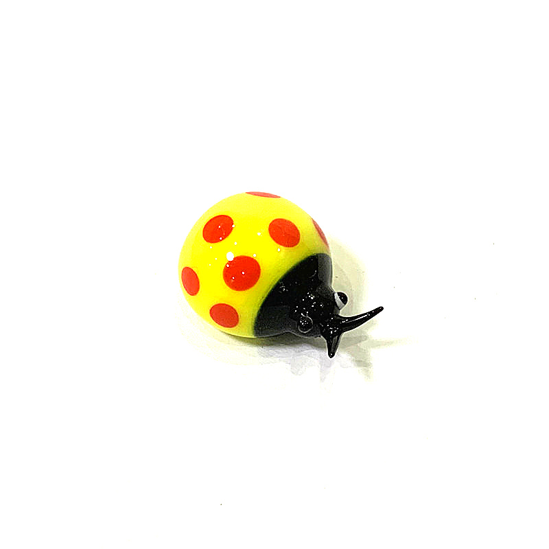 Colorful Mini Glass Ladybug Fi - Bonsai Garden Chinese Garden review and price