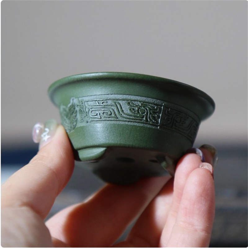 Ceramic Carved Mini Bonsai Pot - Bonsai Garden For Desk review and price