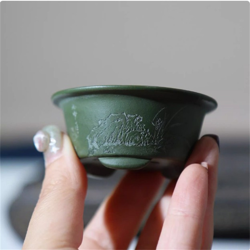 Ceramic Carved Mini Bonsai Pot - Bonsai Garden For Desk review and price