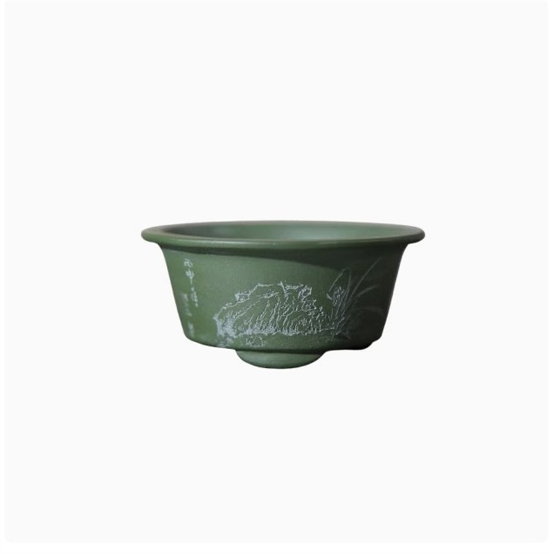 Ceramic Carved Mini Bonsai Pot - Bonsai Garden For Desk review and price