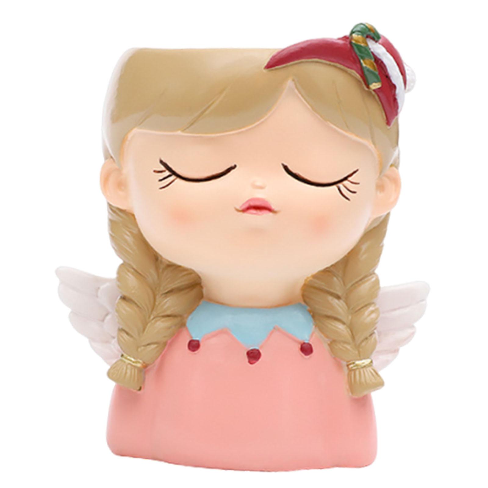 Plant Pot Elf Girl Flower Pot  - Bonsai Garden For Desk review and price