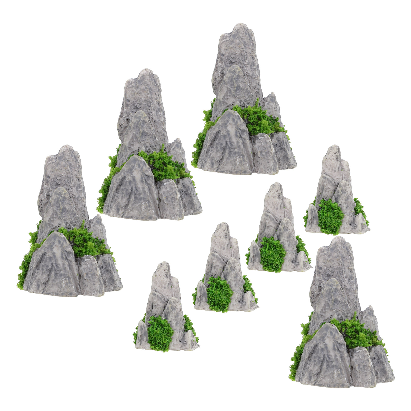 8Pcs Mini Resin Rockery Orname - Bonsai Garden For Desk review and price
